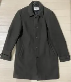 チャオパニック ウール ステンカラーコート オリーブ L