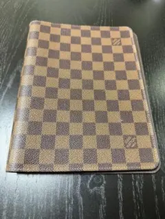 美品レア物】LOUIS VUITTON ダミエ ラベルコレクション 手帳カバー 