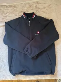 le coq sportif ブラックハーフジップ裏起毛