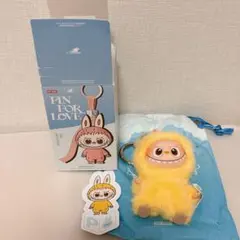 PIN FOR LOVE ミニラブブ　【P】　イエロー　アルファベット