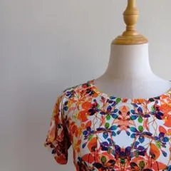 イタリア製 花柄カットソーのサムネイル