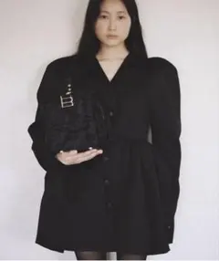 Treat Ürself エンジェルウィングミニドレス黒 Treat Ürself エンジェルウィングミニドレス黒 - メルカリ