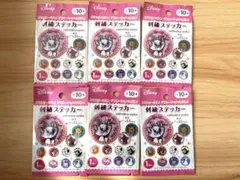 セリア seria ディズニー刺繍ステッカー 6枚セット