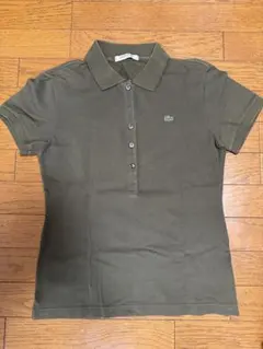 Lacoste ラコステ ダークグリーン ポロドレス 半袖 ワンピース - メルカリ