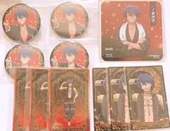 桃源暗鬼 一ノ瀬四季 缶バッジ コースター スカジャン着物 極楽湯