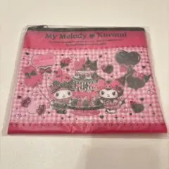 マイメロディ&クロミ　ハッピーくじ　E賞 フラットポーチ