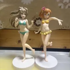 ラブライブ！ 水着フィギュア 2体セット μ's 高坂穂乃果 南ことり プライズ