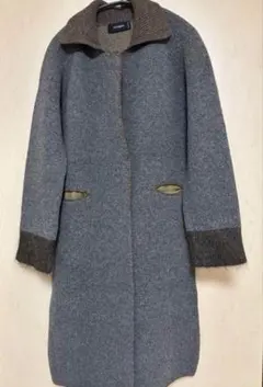 美品　チヴィディーニCIVIDINI ニット　セーター　シルク混　ネイビー 美品 チヴィディーニCIVIDINI ニット セーター シルク混