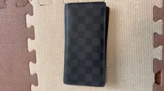 ルイヴィトン 二つ折り長財布 札入れ 小銭入れなし メンズ ダミエ・グラフィット