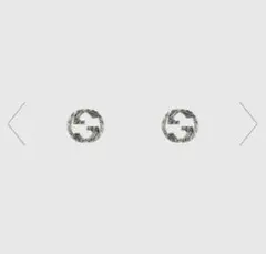 GUCCI グッチ インターロッキングG シルバーピアス
