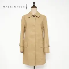 マッキントッシュ ゴム引きコート ステンカラー ベージュ サイズ34*BD84