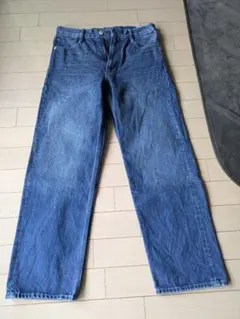児島ジーンズ 刺し子 インディゴ5ポケットパンツ 38 美品 藍 鉄紺