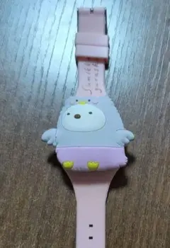 すみっコぐらし デジタル腕時計 ピンク