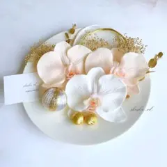 ♡ 胡蝶蘭髪飾り♡ 結婚式 ウエディング 前撮り 卒業式 成人式　Flo-h.2