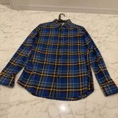 未使用級 清潔感◎ UNIQLO ネルシャツ L チェック 長袖 綿100%