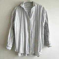 アースミュージック＆エコロジー　ストライプシャツ