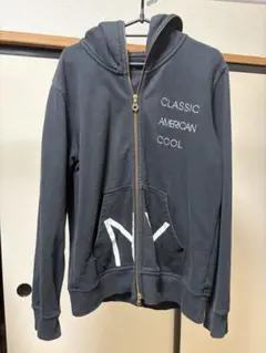 Tommy フード付きパーカー ダークグレー
