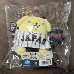侍ジャパン×サンリオ一番くじ　ポムポムプリン　カラビナ付きマスコット　応援