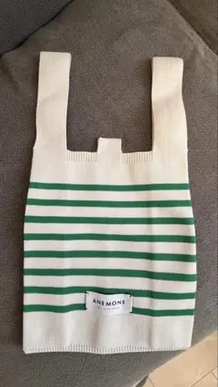 ANEMONE ストライプ ニットトートバッグのサムネイル