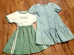 130㎝夏服まとめて♪女の子ワンピース