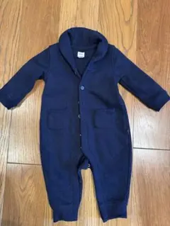 baby GAP フード付きロンパース ネイビー