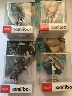 新品未開封　amiibo ゼルダの伝説 フィギュア4体セット