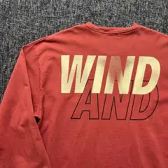 [XL]ウィンダンシー　23SS ロングTシャツ　wind and sea 赤のサムネイル