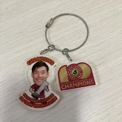 ヴィッセル神戸 優勝記念 店舗限定ワイヤーチェーンキーホルダー