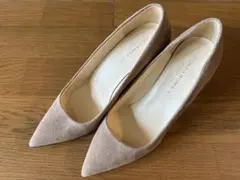 CORSO ROMA 9 ベージュ スエード ハイヒール 9のサムネイル
