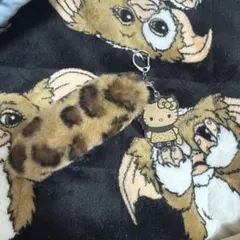 ハローキティ ヒョウ柄ファーキーホルダー
