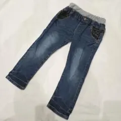 ブリーズ　デニムブルー パンツ　かっこいい　コーデ