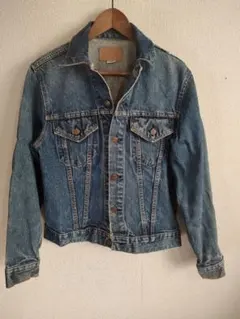 リーバイス デニムジャケット70505 USA製 ケアタグ　40程度 　BIGE