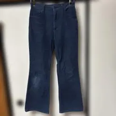 GUコーデュロイフレアパンツ.XL美脚