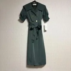 LILY BROWN ダブルブレストトレンチワンピース