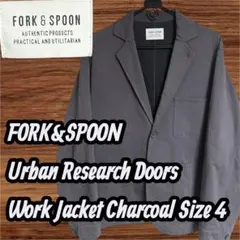 FORK&SPOON ideal stretch ジャケット L チャコール