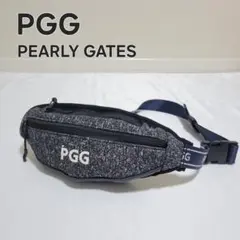 PGG ウエストポーチ ボディバッグ ブラック パーリーゲイツ - メルカリ