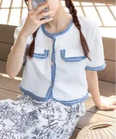 デニム カーディガン