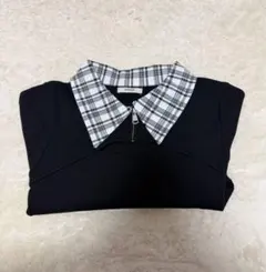 NOMAE ニットトップス黒のサムネイル