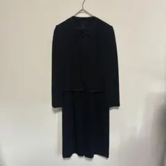 ブラックワンピーススーツ（ジャケット付き）7号　Sサイズ　東京スタイル