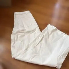 COMME CA MODELS ホワイト デニムパンツ 7号
