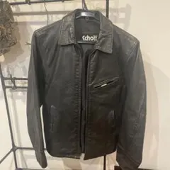 Schott ブラックレザージャケット