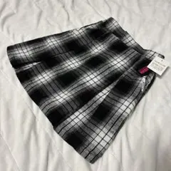 チェック柄プリーツスカート 150cm タグ付き