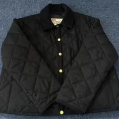 WAVERLY A-LINE ウールサキソニー ネイビー キルティングジャケット