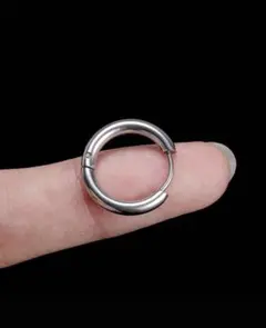 メンズ　レディース　フープピアス12mm 1個
