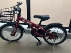 Jeep 子供用自転車 16インチ レッド　※タイヤパンクしている Jeep 子供用自転車 16インチ レッド ※タイヤパンクしている - メルカリ