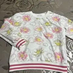 Monna Lisa花柄コットン長袖トレーナー