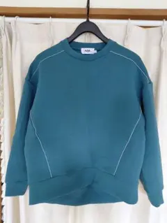 AZUL by moussy 青緑 スウェット S