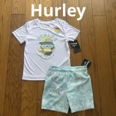 【新品】Hurleyボーイズ用ラッシュガード&水着セット　100 双子コーデにも