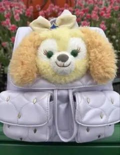 上海ディズニー クッキーアン顔のぬいぐるみ付きバックパック - メルカリ