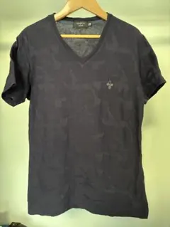 EPOCA UOMO Tシャツ カモフラ柄　ネイビー Mサイズ　日本製